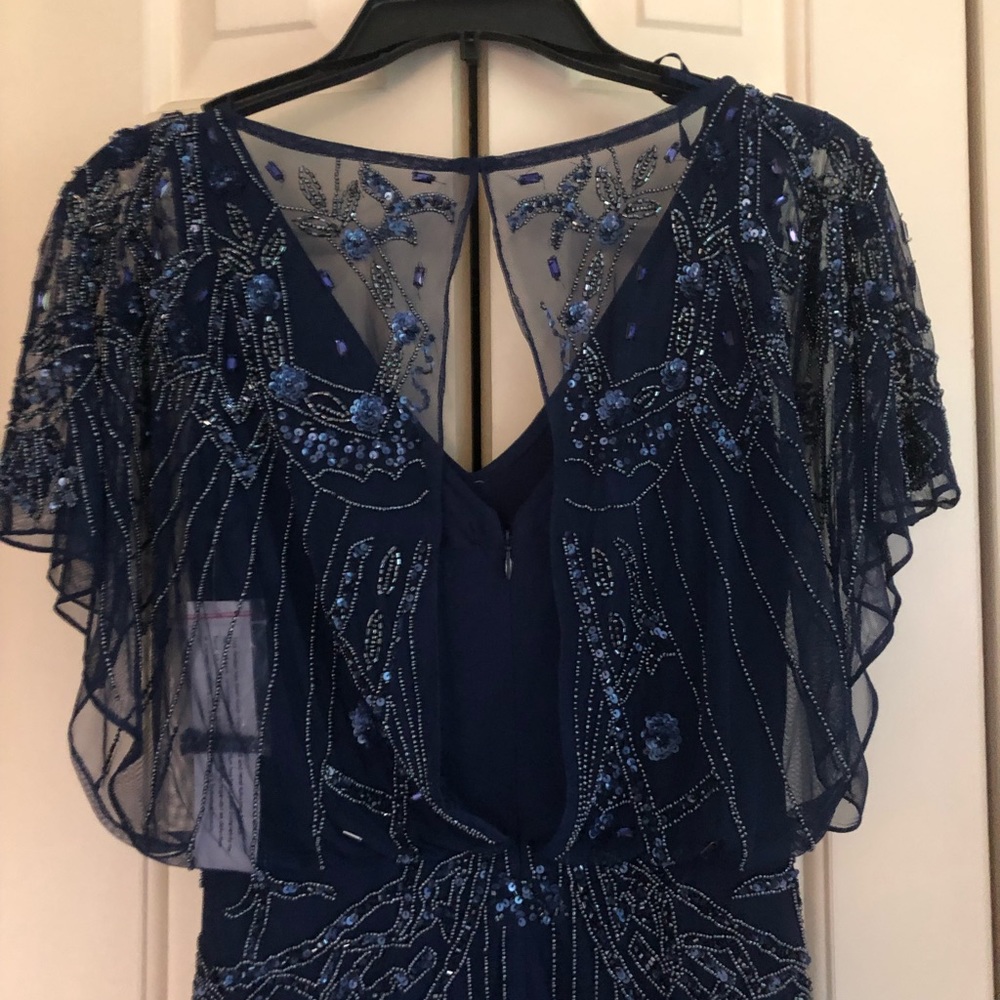 Beautiful beaded Aidan Mattox gown new with tags